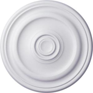 imageEkena Millwork CM16KP Kepler Traditional Ceiling Medallion 15 78OD x 1 12P For Canopies up to 3 34 Factory PrimedFactory Primed