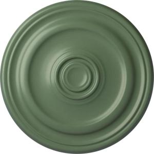 imageEkena Millwork CM16KP Kepler Traditional Ceiling Medallion 15 78OD x 1 12P For Canopies up to 3 34 Factory PrimedHandPainted Athenian Green
