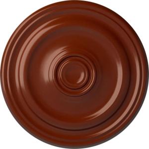 imageEkena Millwork CM16KP Kepler Traditional Ceiling Medallion 15 78OD x 1 12P For Canopies up to 3 34 Factory PrimedHandPainted Firebrick
