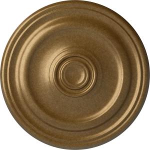 imageEkena Millwork CM16KP Kepler Traditional Ceiling Medallion 15 78OD x 1 12P For Canopies up to 3 34 Factory PrimedHandPainted Pale Gold
