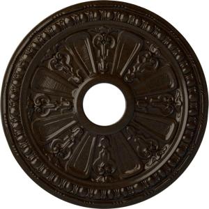 imageEkena Millwork CM18RA 18 18Inch OD 3 58Inch ID x 1 18Inch P Raymond Ceiling MedallionHandPainted Bronze