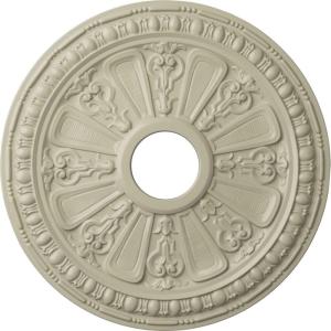 imageEkena Millwork CM18RA 18 18Inch OD 3 58Inch ID x 1 18Inch P Raymond Ceiling MedallionHandPainted Clear Yellow