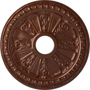 imageEkena Millwork CM18RA 18 18Inch OD 3 58Inch ID x 1 18Inch P Raymond Ceiling MedallionHandPainted Copper Penny
