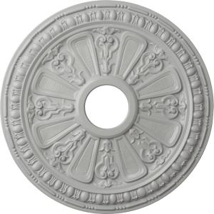 imageEkena Millwork CM18RA 18 18Inch OD 3 58Inch ID x 1 18Inch P Raymond Ceiling MedallionHandPainted Frost