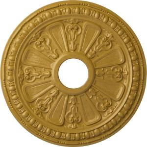 imageEkena Millwork CM18RA 18 18Inch OD 3 58Inch ID x 1 18Inch P Raymond Ceiling MedallionHandPainted Iridescent Gold