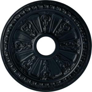 imageEkena Millwork CM18RA 18 18Inch OD 3 58Inch ID x 1 18Inch P Raymond Ceiling MedallionHandPainted Night Shade