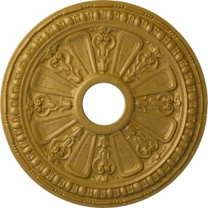 imageEkena Millwork CM18RA 18 18Inch OD 3 58Inch ID x 1 18Inch P Raymond Ceiling MedallionHandPainted Pharaohs Gold