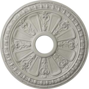 imageEkena Millwork CM18RA 18 18Inch OD 3 58Inch ID x 1 18Inch P Raymond Ceiling MedallionHandPainted Pot of Cream