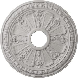 imageEkena Millwork CM18RA 18 18Inch OD 3 58Inch ID x 1 18Inch P Raymond Ceiling MedallionHandpainted Ultra Pure White