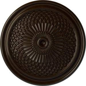 imageEkena Millwork CM22TN 22Inch OD Trinity Ceiling Medallion 22OD x 1 34P Fits Canopies up to 3 Factory PrimedBronze Metallic Series