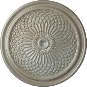 imageEkena Millwork CM22TN 22Inch OD Trinity Ceiling Medallion 22OD x 1 34P Fits Canopies up to 3 Factory PrimedFlash Gold Metallic Series