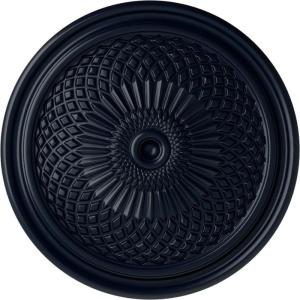 imageEkena Millwork CM22TN 22Inch OD Trinity Ceiling Medallion 22OD x 1 34P Fits Canopies up to 3 Factory PrimedMidnight Dream Flat Finish