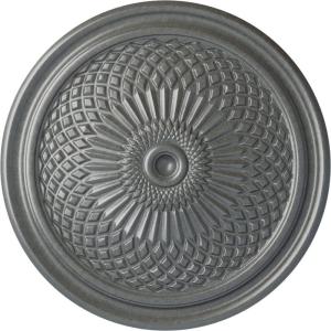 imageEkena Millwork CM22TN 22Inch OD Trinity Ceiling Medallion 22OD x 1 34P Fits Canopies up to 3 Factory PrimedPlatinum Metallic Series