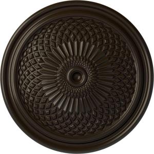 imageEkena Millwork CM22TN 22Inch OD Trinity Ceiling Medallion 22OD x 1 34P Fits Canopies up to 3 Factory PrimedStone Hearth Flat Finish