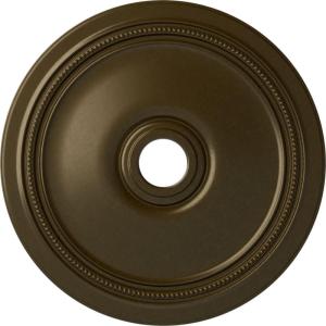 imageEkena Millwork CM24DIPGS Diane Ceiling Medallion 24OD x 3 58ID x 1 14P Fits Canopies up to 6 14 HandPainted Pharaohs GoldHandPainted Brass