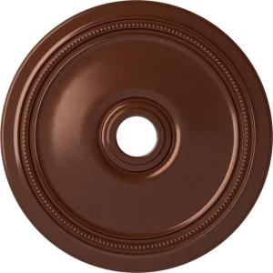 imageEkena Millwork CM24DIPGS Diane Ceiling Medallion 24OD x 3 58ID x 1 14P Fits Canopies up to 6 14 HandPainted Pharaohs GoldHandPainted Copper Penny