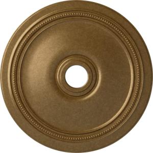 imageEkena Millwork CM24DIPGS Diane Ceiling Medallion 24OD x 3 58ID x 1 14P Fits Canopies up to 6 14 HandPainted Pharaohs GoldHandPainted Pale Gold