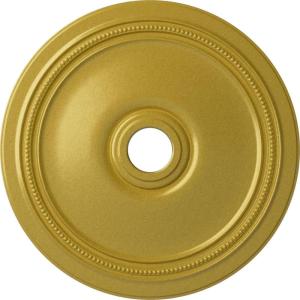 imageEkena Millwork CM24DIPGS Diane Ceiling Medallion 24OD x 3 58ID x 1 14P Fits Canopies up to 6 14 HandPainted Pharaohs GoldHandPainted Rich Gold