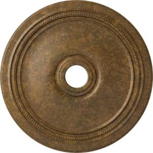 imageEkena Millwork CM24DIPGS Diane Ceiling Medallion 24OD x 3 58ID x 1 14P Fits Canopies up to 6 14 HandPainted Pharaohs GoldHandPainted Rubbed Bronze