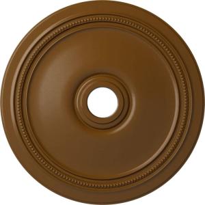 imageEkena Millwork CM24DIPGS Diane Ceiling Medallion 24OD x 3 58ID x 1 14P Fits Canopies up to 6 14 HandPainted Pharaohs GoldHandPainted Smokey Topaz
