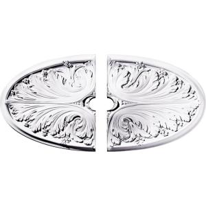 imageEkena Millwork CM24X12MA203500 24 34W x 12 12H x 3 12ID x 1 34P Madrid Ceiling Medallion Fits Canopies up to 312 2 PieceSplit