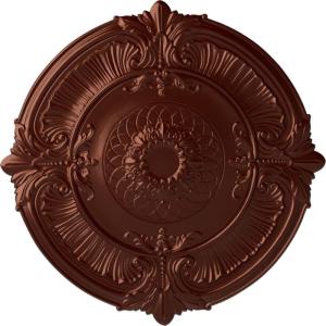 imageEkena Millwork CM39AT Attica Ceiling Medallion 39 12OD x 2 12P Fits Canopies up to 3 34 Factory PrimedAntique Copper Metallic Series