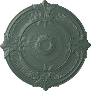 imageEkena Millwork CM39AT Attica Ceiling Medallion 39 12OD x 2 12P Fits Canopies up to 3 34 Factory PrimedCloud Burst Flat Finish
