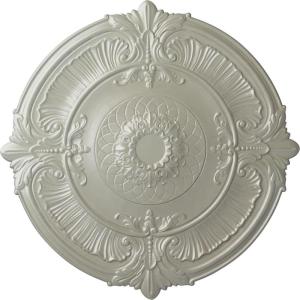 imageEkena Millwork CM39AT Attica Ceiling Medallion 39 12OD x 2 12P Fits Canopies up to 3 34 Factory PrimedFlash Copper Metallic Series