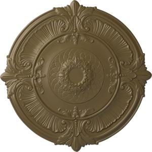 imageEkena Millwork CM39AT Attica Ceiling Medallion 39 12OD x 2 12P Fits Canopies up to 3 34 Factory PrimedMississippi Mud Flat Finish