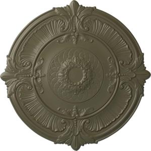 imageEkena Millwork CM39AT Attica Ceiling Medallion 39 12OD x 2 12P Fits Canopies up to 3 34 Factory PrimedPainted Turtle Flat Finish