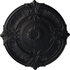 imageEkena Millwork CM39AT Attica Ceiling Medallion 39 12OD x 2 12P Fits Canopies up to 3 34 Factory PrimedSteel Gray Metallic Series