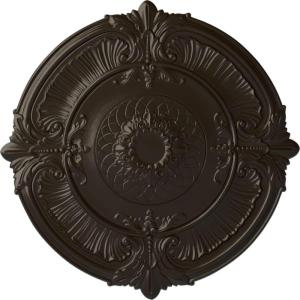 imageEkena Millwork CM39AT Attica Ceiling Medallion 39 12OD x 2 12P Fits Canopies up to 3 34 Factory PrimedStone Hearth Flat Finish