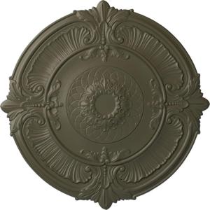 imageEkena Millwork CM39AT Attica Ceiling Medallion 39 12OD x 2 12P Fits Canopies up to 3 34 Factory PrimedWitch Hazel Flat Finish