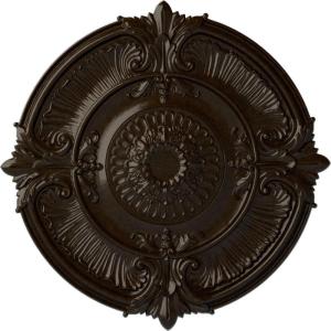 imageEkena Millwork CM53ATFCS Attica Acanthus Leaf Ceiling Medallion 53 12OD x 3 12P Fits Canopies up to 4 58 HandPainted Flash CopperBronze Metallic Series