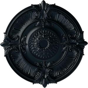 imageEkena Millwork CM53ATFCS Attica Acanthus Leaf Ceiling Medallion 53 12OD x 3 12P Fits Canopies up to 4 58 HandPainted Flash CopperNight Shade Flat Finish