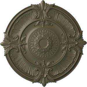 imageEkena Millwork CM53ATFCS Attica Acanthus Leaf Ceiling Medallion 53 12OD x 3 12P Fits Canopies up to 4 58 HandPainted Flash CopperPainted Turtle Flat Finish