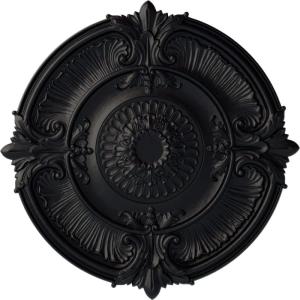 imageEkena Millwork CM53ATFCS Attica Acanthus Leaf Ceiling Medallion 53 12OD x 3 12P Fits Canopies up to 4 58 HandPainted Flash CopperSteel Gray Metallic Series