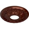 image11 38OD x 3 58ID x 1 18P Leaf Ceiling Medallion Fits Canopies up to 4 34Antique Copper Metallic Series