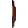 image11 38OD x 3 58ID x 1 18P Leaf Ceiling Medallion Fits Canopies up to 4 34Antique Copper Metallic Series