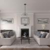image11 38OD x 3 58ID x 1 18P Leaf Ceiling Medallion Fits Canopies up to 4 34Athenian Green Crackle Flat Finish