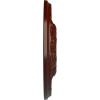 image11 38OD x 3 58ID x 1 18P Leaf Ceiling Medallion Fits Canopies up to 4 34Brushed Mahogany Flat Finish
