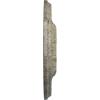 image11 38OD x 3 58ID x 1 18P Leaf Ceiling Medallion Fits Canopies up to 4 34Castle Stone Crackle Flat Finish