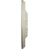 image11 38OD x 3 58ID x 1 18P Leaf Ceiling Medallion Fits Canopies up to 4 34Clear Yellow Flat Finish