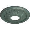 image11 38OD x 3 58ID x 1 18P Leaf Ceiling Medallion Fits Canopies up to 4 34Cloud Burst Flat Finish