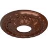 image11 38OD x 3 58ID x 1 18P Leaf Ceiling Medallion Fits Canopies up to 4 34Copper Penny Metallic Series