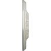 image11 38OD x 3 58ID x 1 18P Leaf Ceiling Medallion Fits Canopies up to 4 34Flash Blue Metallic Series
