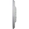 image11 38OD x 3 58ID x 1 18P Leaf Ceiling Medallion Fits Canopies up to 4 34Frost Flat Finish