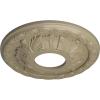 image11 38OD x 3 58ID x 1 18P Leaf Ceiling Medallion Fits Canopies up to 4 34Gobi Desert Flat Finish