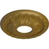 image11 38OD x 3 58ID x 1 18P Leaf Ceiling Medallion Fits Canopies up to 4 34Gold Rush Metallic Series