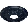 image11 38OD x 3 58ID x 1 18P Leaf Ceiling Medallion Fits Canopies up to 4 34Midnight Dream Flat Finish